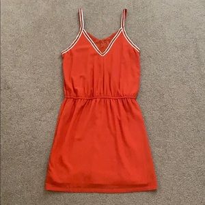 Orange Slip Dress